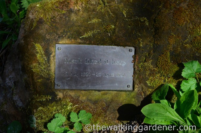 Marks memorial, South Downs Way